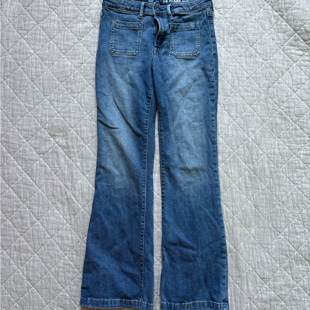 Gap Kids Flare High Rise Size 14